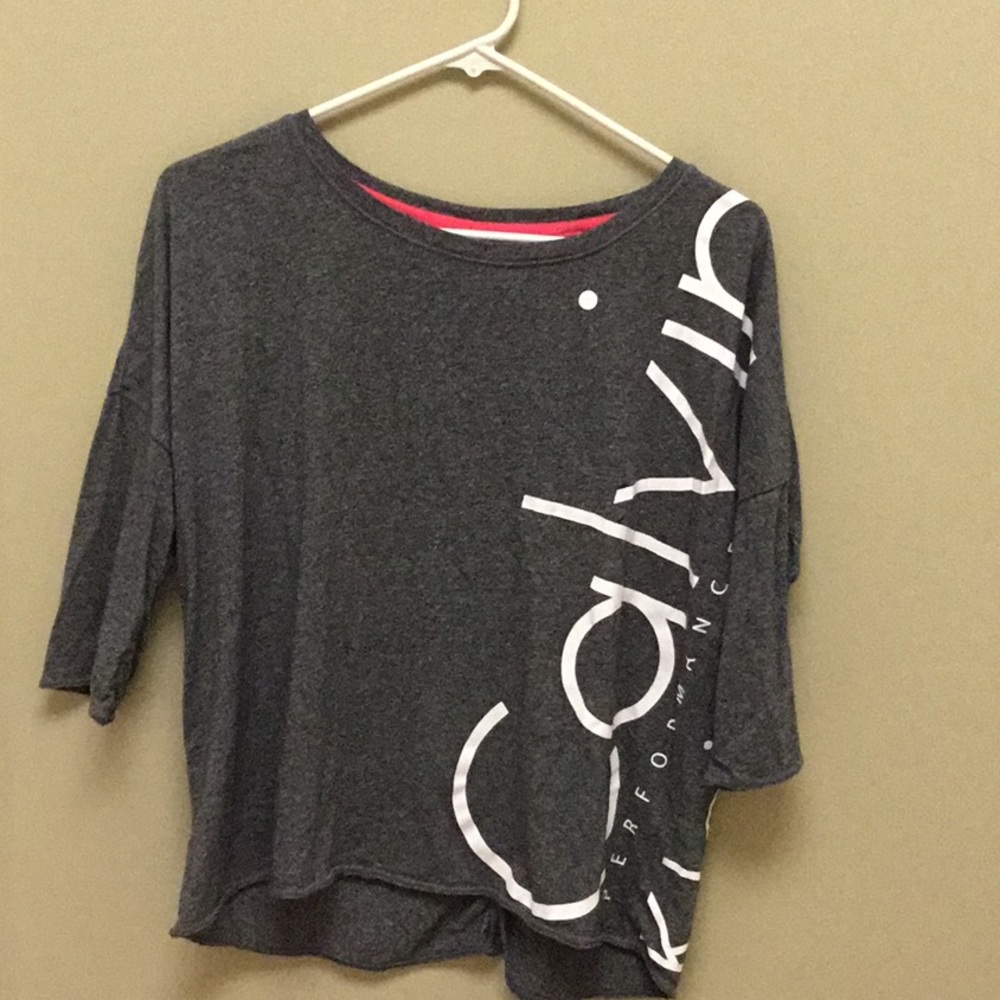 Calvin Klein 3/4 length performance top